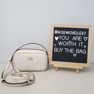 COACH Mini Jamie Camera Bag In Signature Canvas